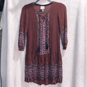 Women’s Long Sleeve Boho Dress from Knox Rose